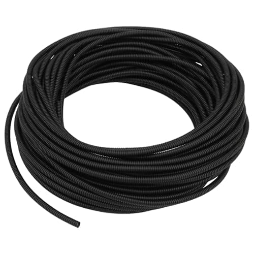 Image of MUKSUET 25m Flexible Corrugated Conduit Tubing, 20mm ID x 25mm OD Wire Protector Pipe Hose for Car Wiring Tubing, Trunking, Home Appliances Cable
