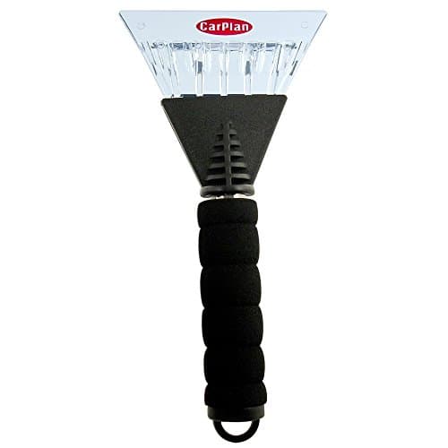 Image of Bluecol Premium Ice Scraper for Car Windscreen, Ergonomic Padded Grip Car Ice Scraper