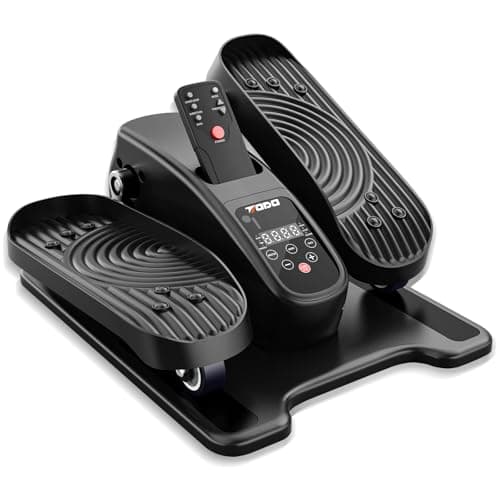Image of TODO Mini Under Desk Elliptical Machine, Elliptical Pedal Exerciser for Home, Cross Trainer with Remote Control & Non-Slip Pad, 12 Adjustable Speed, Low Impact, Portable