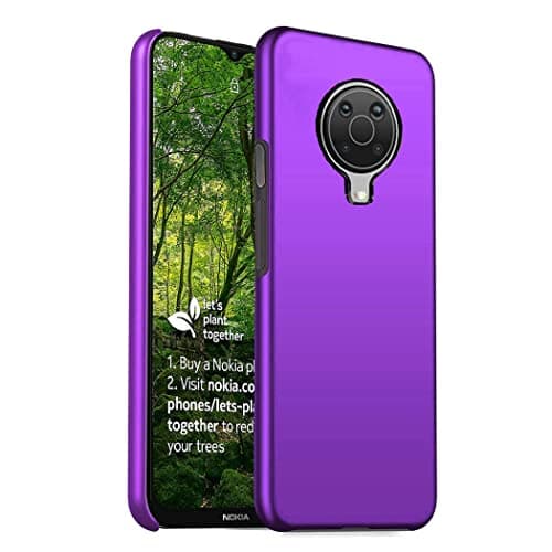 Image of GAPlus Nokia G10 / Nokia G20 Case Ultra Slim Thin Armour Hard Case Matte Rubberized Cover For Nokia G10 / Nokia G20 (Purple)