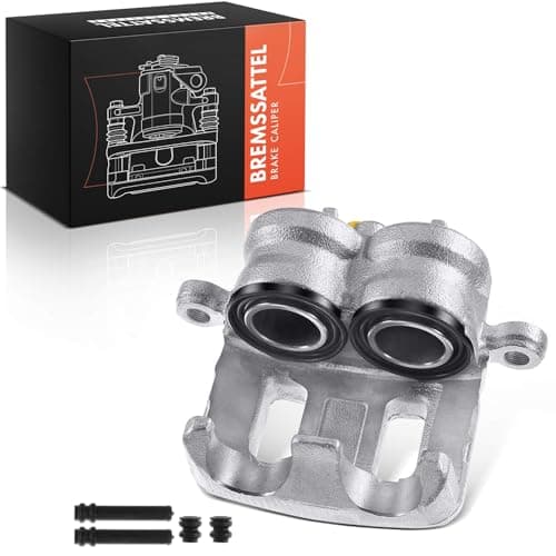 Image of Frankberg Brake Caliper Disc Brake Front Left Compatible with Pajero III V7W V6W 2.5L-3.5L 2000-2007 Pajero IV V8W V9W 3.2L 3.8L 2007-2019 Replace# MR510537