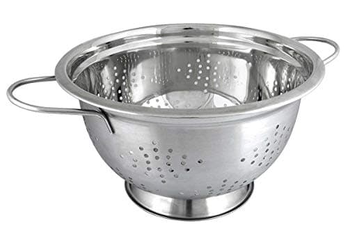 Image of KINGHOFF KH-1237 Kitchen Sieve Diameter 24 cm Deep Hole Salad Sieve