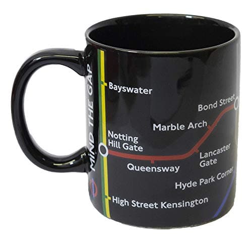 Image of GWCC Licensed Official TFL London Underground Tube Map Mug-Black