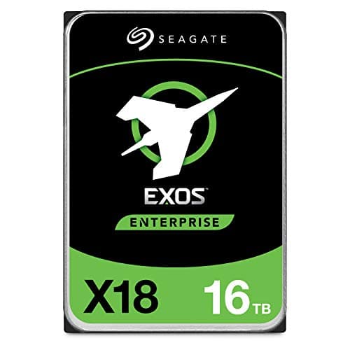 Image of Seagate Exos X18 Enterprise Class, 16TB, Enterprise Internal Hard Drive, SATA, 3,5" 6Gbit/s, 128MB cache (ST16000NM000J)