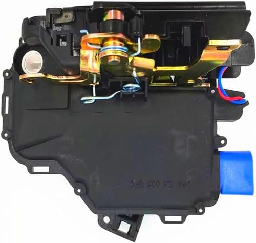 Image of Door Lock Actuator for VW T5, Front Left Passenger Side Actuator Mechanism, for Transporter T5 Polo 9N Beetle Ibiza 6L MK1, 3B1837015AQ, Seat Cordoba Skoda Fabia 3B1837015N 6QD837015B 3B1837015BQ
