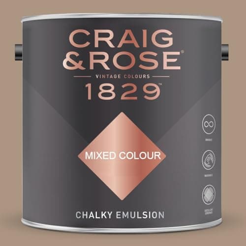 Image of Paint Stop CRAIG & ROSE 1829 CHALKY EMULSION KASHMIR BEIGE 2.5L