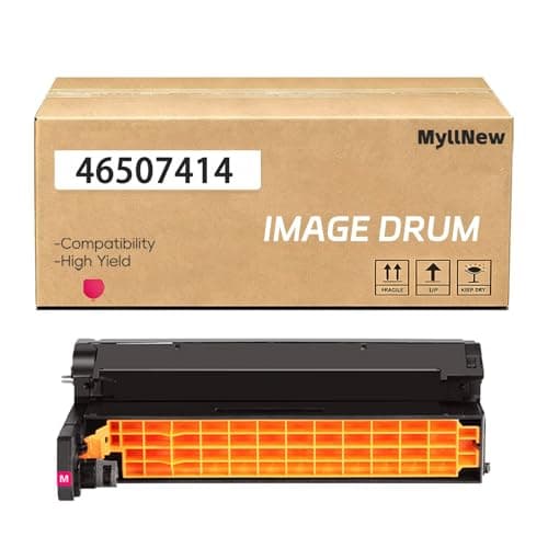 Image of C712 Image Drum 46507416 46507415 46507414 46507413 High Yield Compatible for OKI C712 C712dn C712n Printer, High Yield 30,000 Pages Magenta