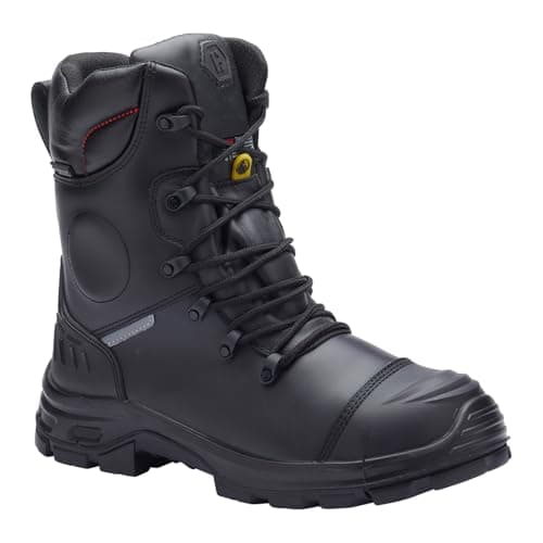 Image of Blackrock 8" Metshield Composite ESD Waterproof Work Boots, Cold Insulation, Metatarsal S7L Protection, Ladder Grip, Heat-Resistant Sole, Mens Womens, Metal-Free Heavy-Duty Safety Boot, Size 9