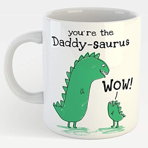 Image of You're The Daddy-Saurus Roarsome Mug in A Gift Box Father's Day Gift Idea