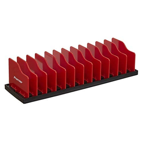 Image of Sealey PR02 Pliers Rack, Red, 300mm