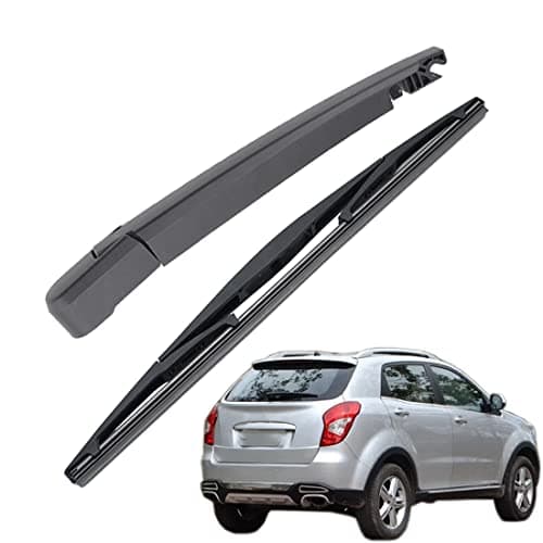 Image of GCcv Wiper Blades Front Windscreen Wipers For Actyon/Korando C C200 2010-2017 Windshield Wipers Replacement Blades For Car Window 600mm+400mm fit U J Hook Arms,Rear window wiper 350mm+wiper arm