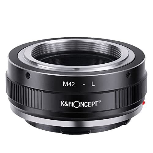 Image of K&F CONCEPT M42 to L Mount Adapter, Manual Focus Adapter Compatible with M42 Lens to L Mount Camera Body