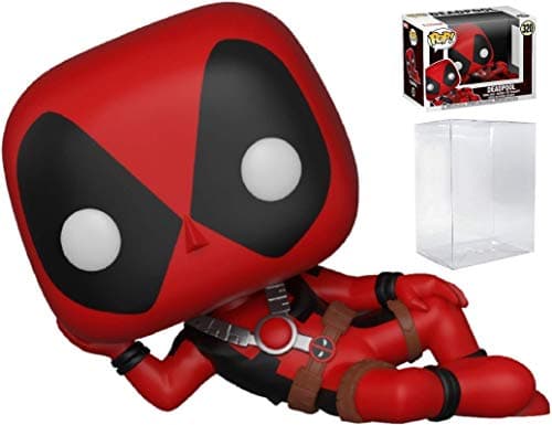Image of Marvel: Deadpool Parody - Deadpool Funko Pop! Vinyl Figure (Bundled with Compatible Pop Box Protector Case), Blue,grey, 3.75 inches