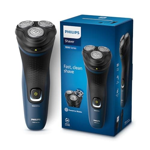 Image of Philips Electric Shaver for Men, Wet and Dry Shave, 3D Floating Heads, 27 Self Sharpening Blades, Cordless, Waterproof S1151/03 (New Model)