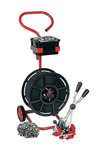 Image of Trojan Combi Tool 12mm Strapping Kit 3 (contains Strapping Reel, Sealer/Tensioner Tool, 1000 Seals & Mobile Dispenser)