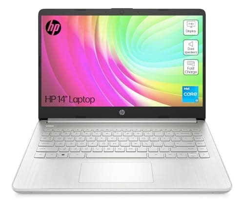 Image of HP 14" Laptop | Intel Core i3-1215U Processor | 8 GB RAM | 256 GB SSD | Intel UHD Graphics | FHD Display | Up to 8hrs battery | Windows 11 | Dual Speakers | Natural Silver | 14s-dq5003sa