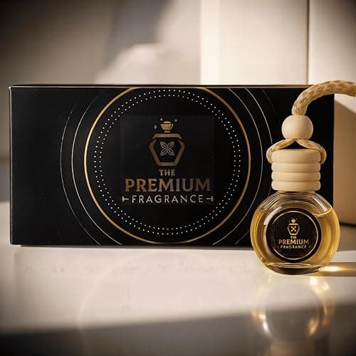 Image of The Premium Fragrance Car Air Freshener (8 ml) | Royal Oud for an Elite Driving Experience | Warm & Earthy Scent | Odor Eliminator | For Home, Office | Car Perfume with Hanging Bottle