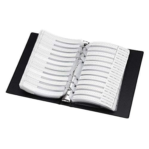 Image of DollaTek 1% 0603 SMD Resistor Assorted Folder (0 ohm-10M ohm) 170value x 50pcs = 8500pcs sample book
