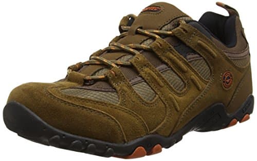 Image of Hi-Tec Quadra Classic Men Low Rise Hiking Boots, Brown (Smokey Brown/Burnt Orange 041), 9 UK (43 EU)