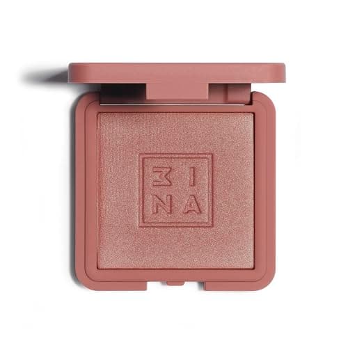 Image of 3INA MAKEUP - The Blush 590 - Brown Red Powder Blush - Natural Silky Finish - Luminous Pressed Mineral Powder - Iluminating - Buildable - Long Lasting - Vegan - Cruelty Free