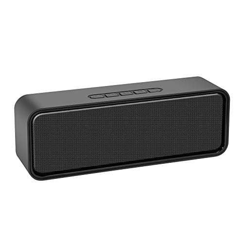 Image of Kolaura Portable Wireless Speaker, Bluetooth 5.0 Speaker with 3D Stereo HiFi Bass, 1500mAh Battery, 12 Hour Playtime (Black)