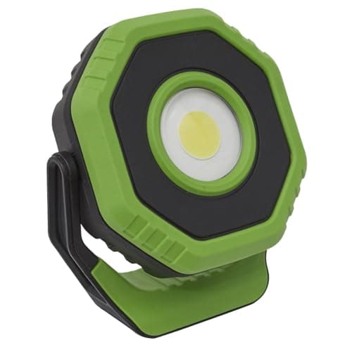 Image of Sealey LED700P 360° 7W COB LED Rechargeable Pocket Floodlight with Magnet, Green