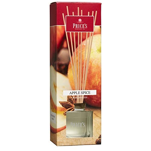 Image of Price's - Apple Spice Reed Diffuser - 100ml - Sweet, Spicy, Quality Fragrance - Long Lasting Scent