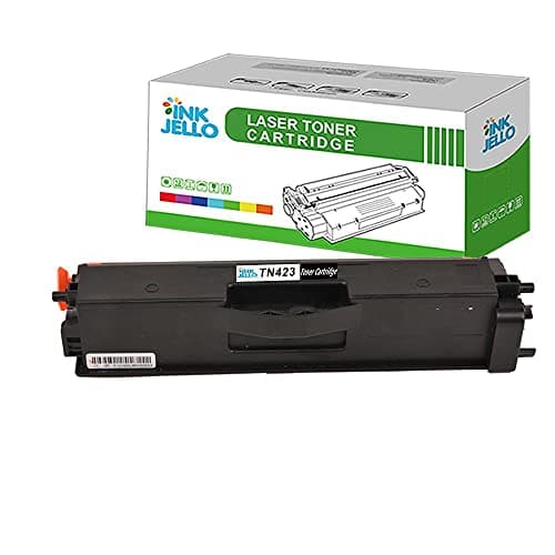 Image of Inkjello Toner Cartridge For Printer, Compatible with Brother DCP-L8410CDW HL-L8260CDW HL-L8360CDW MFC-L8690CDW MFC-L8900CDW TN423-B (Black)