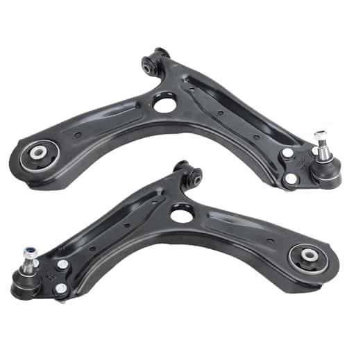 Image of 2x Front Lower Suspension Wishbone Control Arms for Volkswagen VW Polo Mk5 2009 2010 2011 2012 2013 2014 2015 2016 2017 2018, 6R0407151A 6R0407152A
