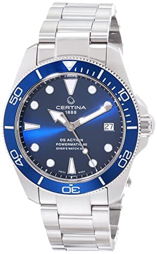 Image of Certina, DS Action Diver Unisex 38 mm Automatic Diver Watch Stainless Steel C0328071104100