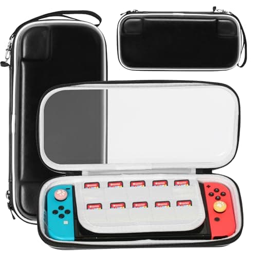 Image of Diruite Carrying Case for Nintendo Switch/Switch OLED Accessory Case, Transparent and Visible Portable Protective Case for Nintendo Switch/Switch OLED Storage Bag [video game]