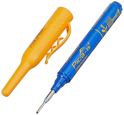Image of Pica INK Blue Permanent Marker Pen for Deep Holes Fine Tip 150-41