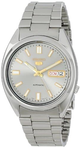 Image of Seiko Men's Analogue Automatic Watch with Stainless Steel Bracelet – SNXS75K