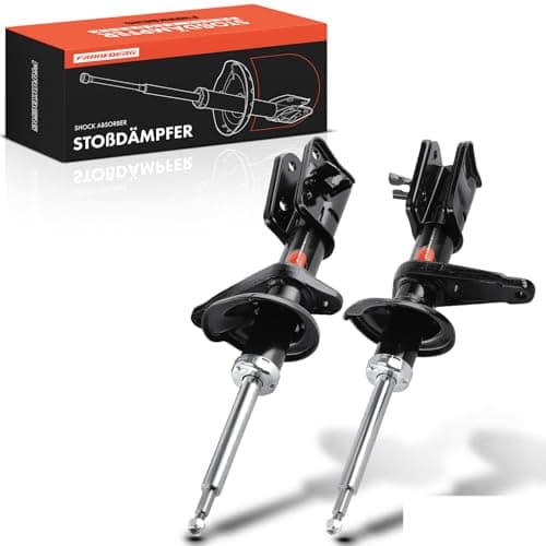 Image of Frankberg 2x Shock Absorber Strut Front Left Right 525mm Gas pressure Compatible with Freelander Soft Top L314 Freelander L314 Replace# RSC000020,335926