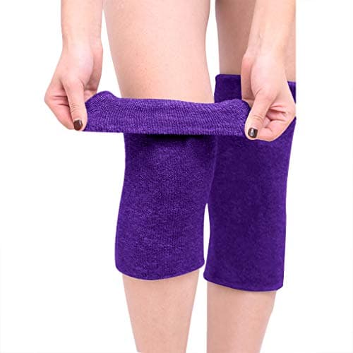 Image of Faxianther Elder Men Women Thermal Windproof Knee Braces Leg Warmers Winter Cozy Rheumatic Arthritis Knee Sleeves Protector Wraps Pads for Outdoor Sports Motorcycle Ski Snowboarding Cycling