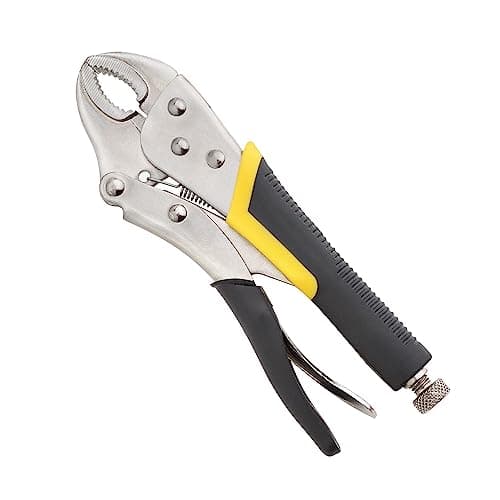 Image of Gunpla Curved Jaw Locking Pliers 10 Inch/250mm, Carbon Steel Heavy Duty Vise Grips with Comfortable Handles Plier – Mole Grip Tool for Clamping, Holding, Pulling, Cutting, Driving Screws