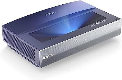 Image of CASIRIS A6 Ultra Short Throw Projector, Smart Projector with Wifi and Bluetooth, 1080P Full HD with Speaker, 3000 ANSI 4k Home Cinema, WIFI6/5G Triple UHD Laser TV