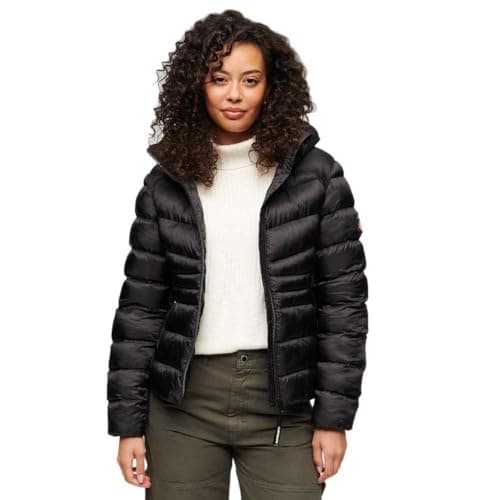 Image of Superdry Fuji Quilt Padded Winterjacket Women Black