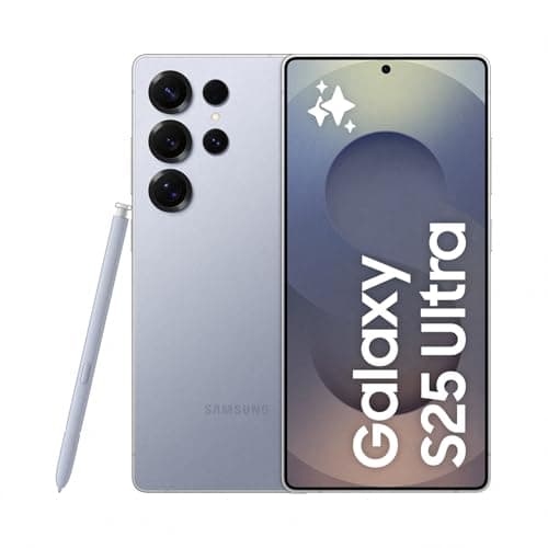 Image of Samsung Galaxy S25 Ultra AI Smartphone, Galaxy AI, 12GB Memory, 1TB Storage, 200MP Camera, S Pen Included, Titanium Silverblue, 3 Year Manufacturer Extended Warranty (UK Version)