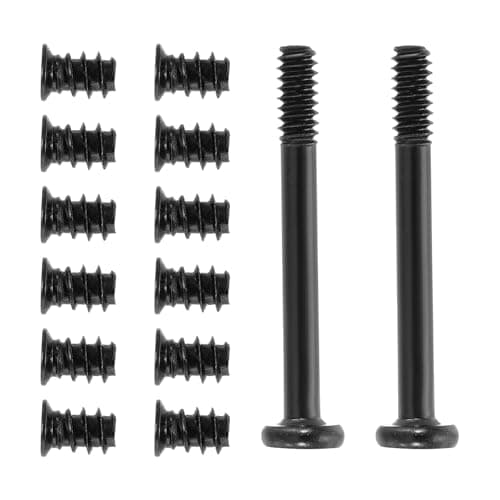Image of PATIKIL 60Pcs Computer Case Fan Screws Kit, #6-32 x 30mm & M5 x 8mm Long Short PC Cooling Fan Mount Screws for DIY Repair Motherboard Radiators PC Case, (Black, 30 Pcs of Each)