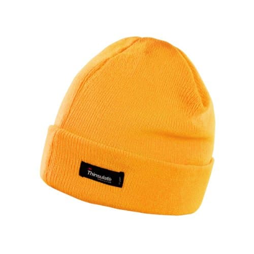 Image of Result Unisex Lightweight Thermal Winter Thinsulate Hat (3M 40g) (One Size) (Fluoresent Orange)