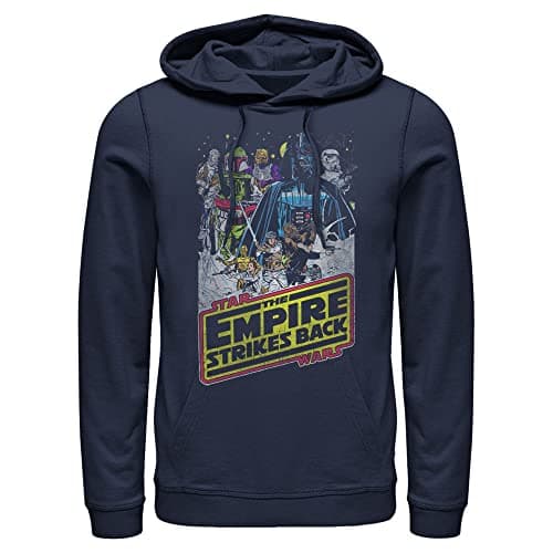 Image of Star Wars Men's Empires Hoth Hooded Sweatshirt, Navy Blue, S