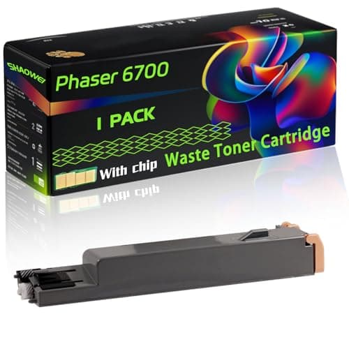 Image of Phaser 6700 Compatible for Xerox Waste Toner Cartridge with Chip Phaser 6700 6700DN 6700DT 6700DX Printers (1 Pack Black)
