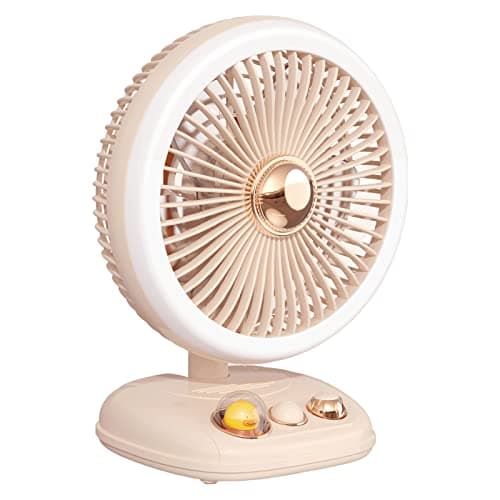 Image of Jazuaiao Foldable Lighting Desktop Fan with LED 4000mah Electric Desk Lamp Multifunction USB Charging for Student Dormitory with Light Ceiling