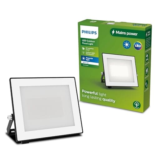Image of PHILIPS Lois Outdoor Floodlight, 30 W, 3000 K, Black