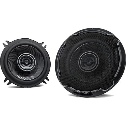 Image of Kenwood KFC-PS1396 13cm 2-Way Coaxial Speakers | Surround Sound Car Speakers Polypropylene Diaphragm Woofer and Balanced Dome Tweeter, Black/White