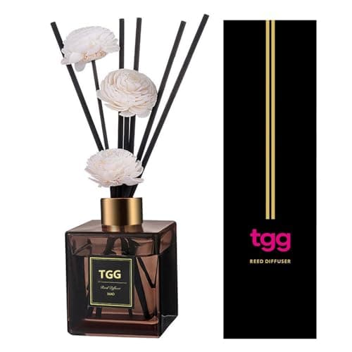 Image of Reed Diffuser Set, 6.7oz(200ml) Lavender Jasmine Freesia Aromatherapy Set with Sticks, Home Air Freshener Essential Oil Reed Diffuser for Bedroom Bathroom Office (Gardenia)
