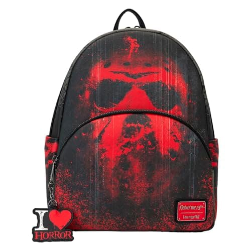 Image of Loungefly Warner Brothers Friday The 13th I Heart Horror Mini Backpack