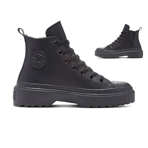 Image of CONVERSE Chuck Taylor All Star Lugged Lift Platform Leather Sneaker, 6.5 UK