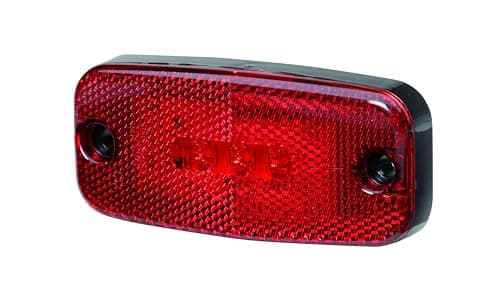 Image of HELLA VALUEFIT 2TM 357 008-021 Tail Light - LED - 12/24V - mounting - Lens Colour: Red - Cable: 480mm - Plug: open cable ends - left/right - Quantity: 1